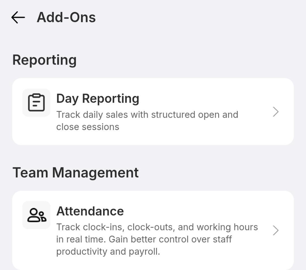 Attendance, under Team Management.