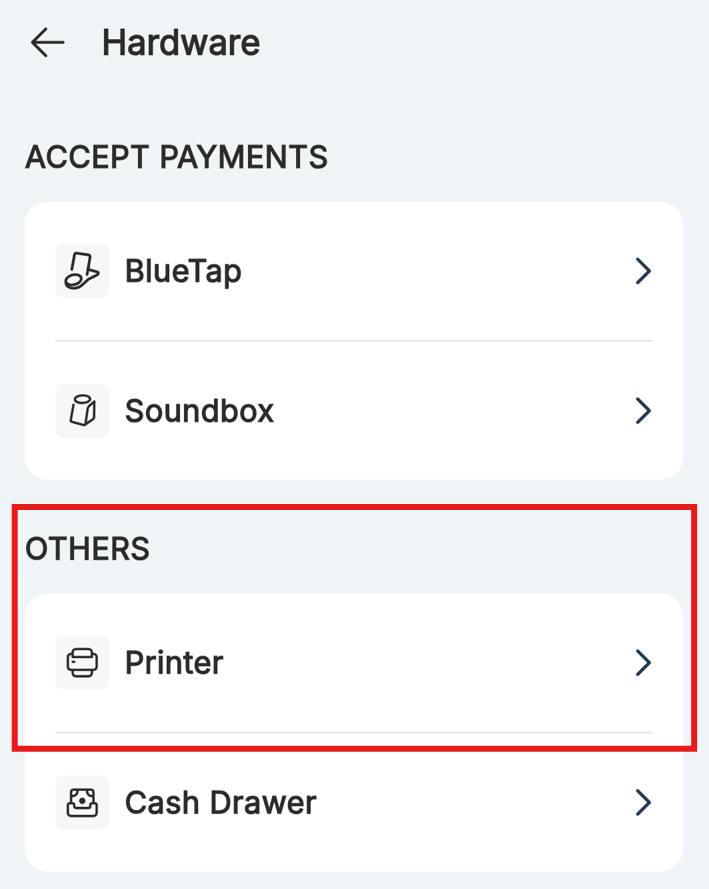 Open Printer.
