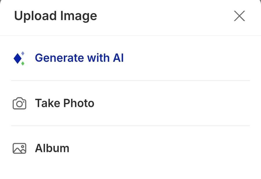 Generate with AI.