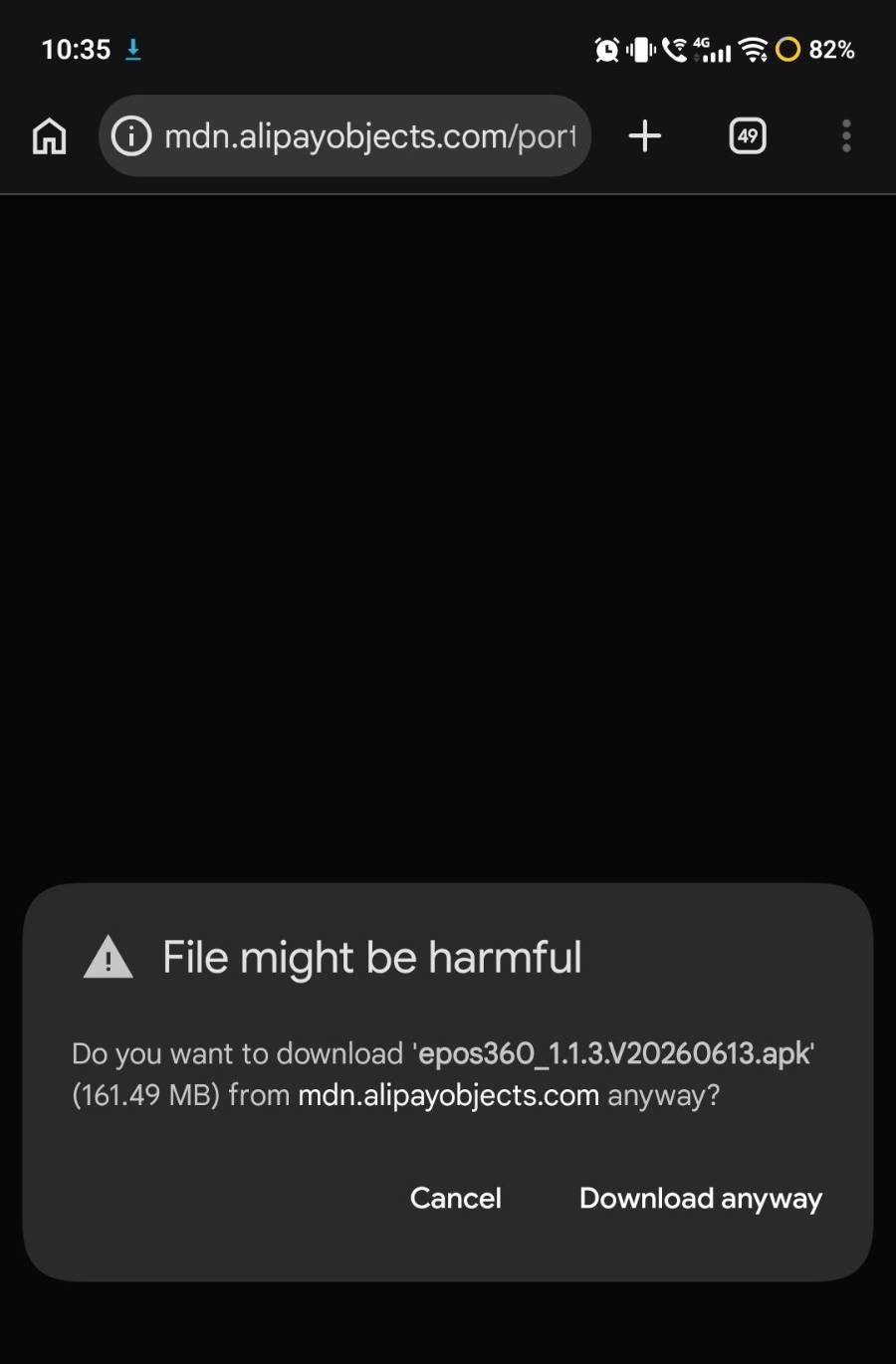 Download anyway.