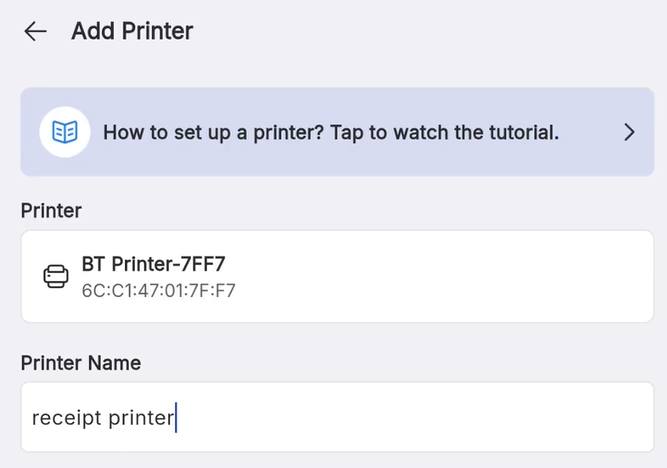 Name the printer.