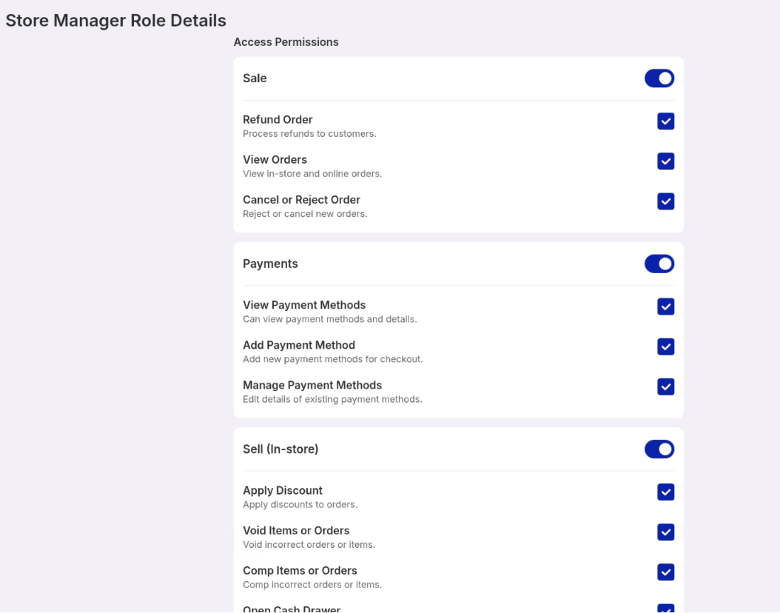 Switches per area, ticks per action.